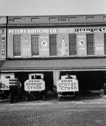 March 1936. Savannah, Georgia. "Waterfront warehouses." Large-format nitrate negative by Walker Evans for the Farm Security Administration. View full size.