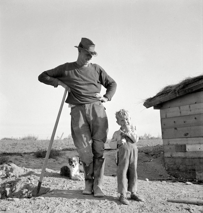 Farmers West Carlton Yamhill County Oregon 1939 USA 7x5" Dorothea Lange Photo 