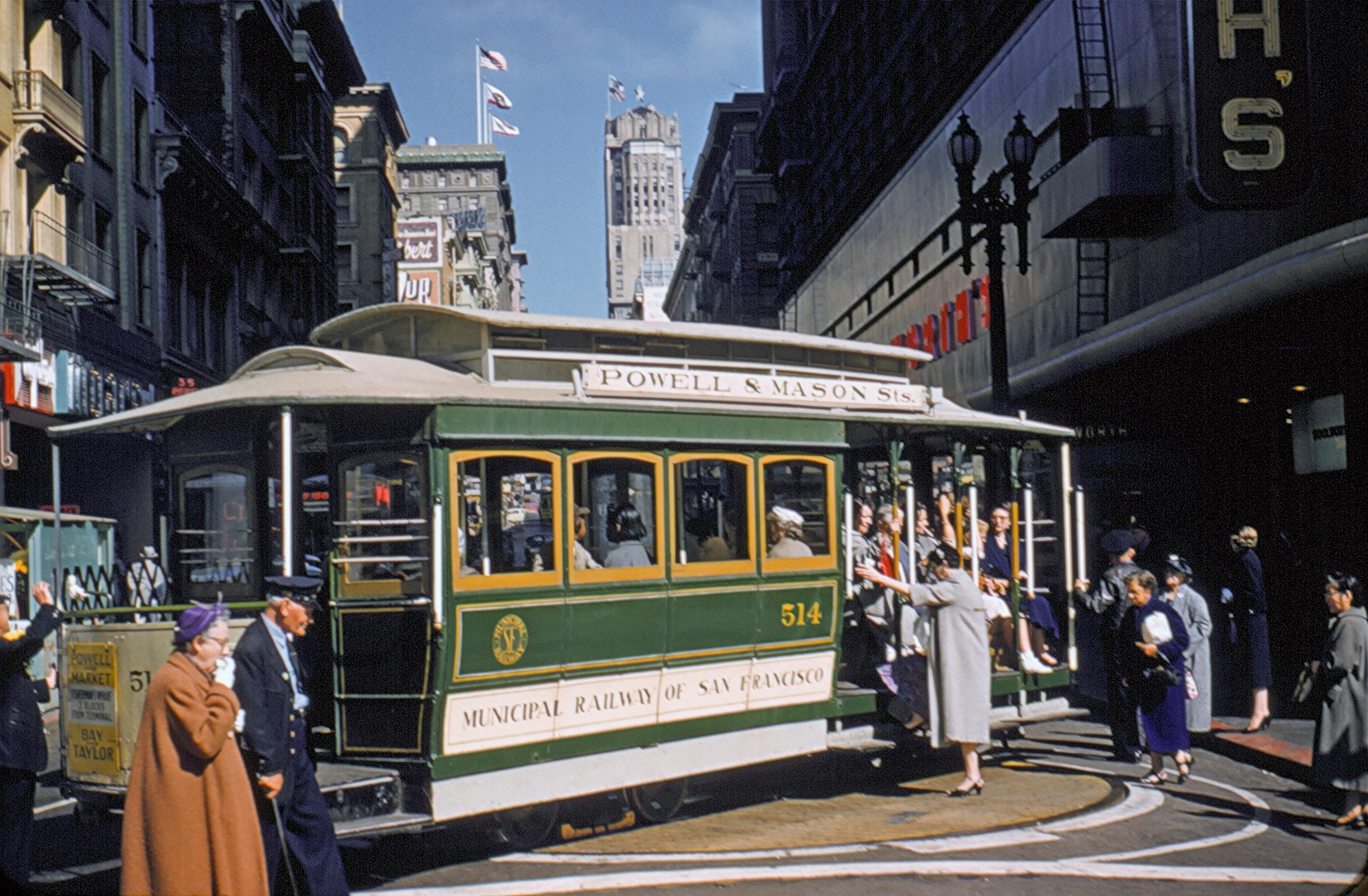 San Francisco, 1957. Taken by my grandfather, Glenn Carlyle, while he was vacationing on the west coast. View full size.