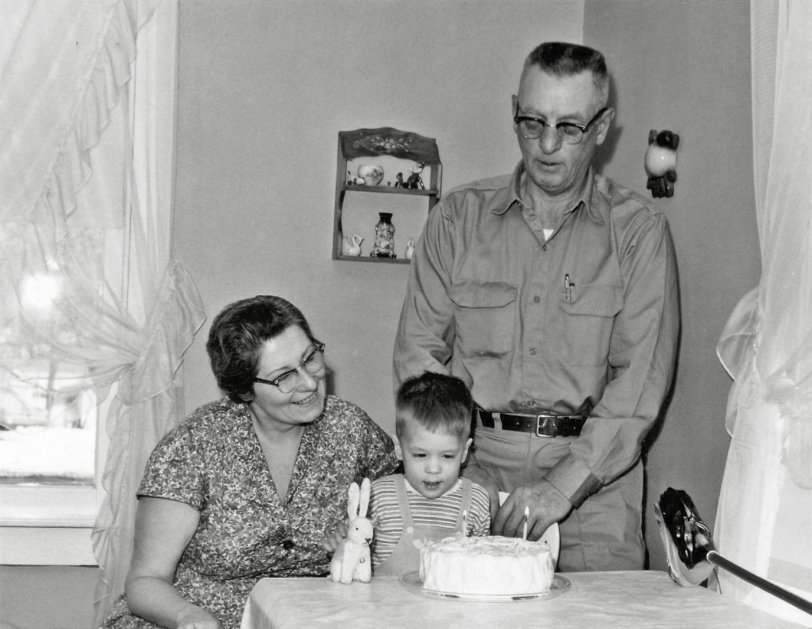 Birthdays were always big around my house. My grandparents were great! View full size.

