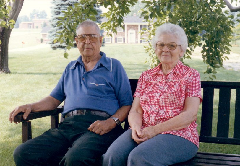 Best Grandparents ever!!  My Mom's folks.  I took this pic probably around the mid 80s. View full size.
