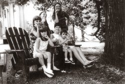 My father took this photo of my mother, sisters and me at Sagamore Hill, the home of Theodore Roosevelt, located on Long Island, New York. The year was 1968. We would visit the site often for family outings. There were many beautiful gardens and I have such fond memories of this place. View full size
(ShorpyBlog, Member Gallery)