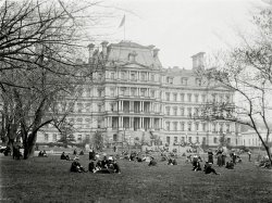 State, War &amp; Navy Building, Washington D.C. circa 1917. Now called the Eisenhower Executive Office Building. Most likely taken by my great-grandfather, Frank Townley Chapman. View full size.
(ShorpyBlog, Member Gallery)