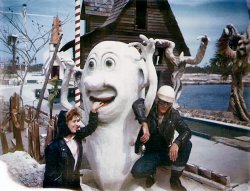 This is another photo from my mom and dad's road trip to Florida in 1963. My mom looks like she's having fun. I do not know the location but it looks like an amusement park of some kind or maybe putt putt golf? View full size.
(ShorpyBlog, Member Gallery)
