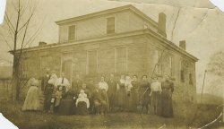 This is my wife's mother's family in about 1915. The farm and stone house have been in the family since about 1892. We are currently renovating this home.
