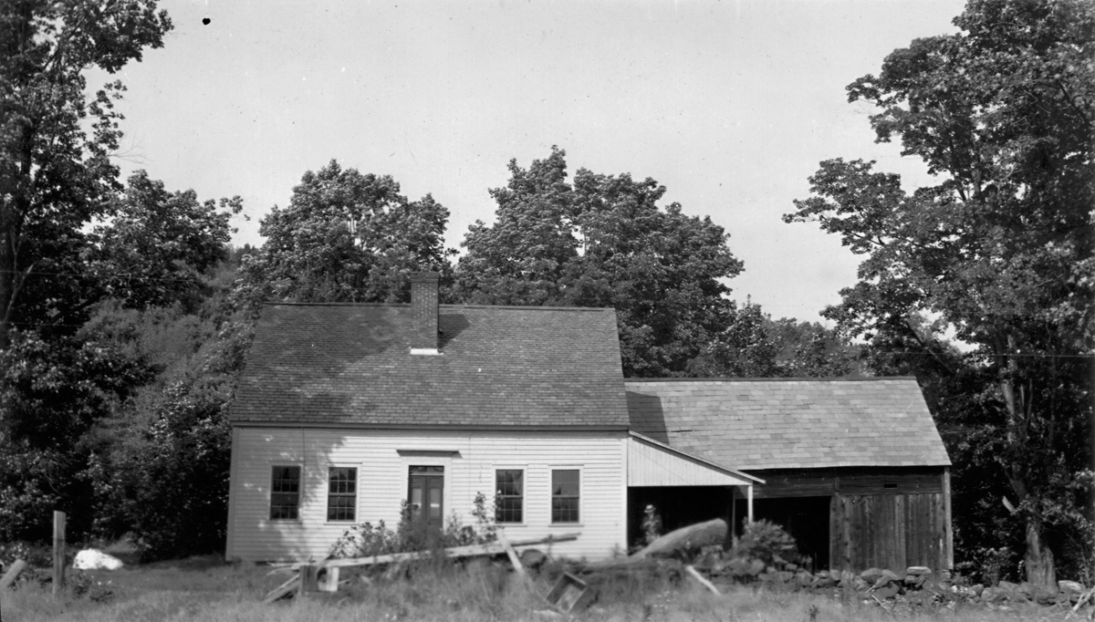 This photo is identified only as "Tyler homestead Guilford Vt." If you look carefully, you can see my great-grandfather Albert Herman Tyler standing under the porch roof to the right. The house looks empty but in good repair. Other photos in the series date this to 1931, when the Albert and his family lived in Keene, New Hampshire. So who had lived in this house? Anyone in Vermont want to tackle this one?

Steve Miller
Someplace near the crossroads of America
