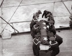 USS New York Burial at Sea