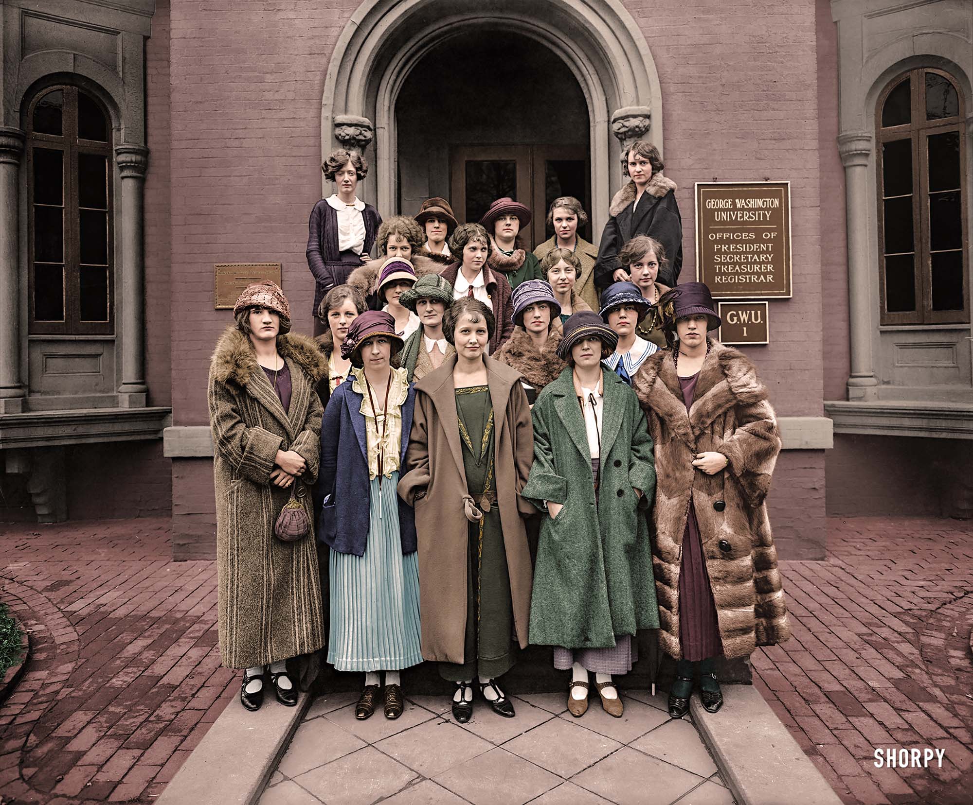 Here is my version of this Shorpy photo. Highly educated women, at a time when not many women could go to college.