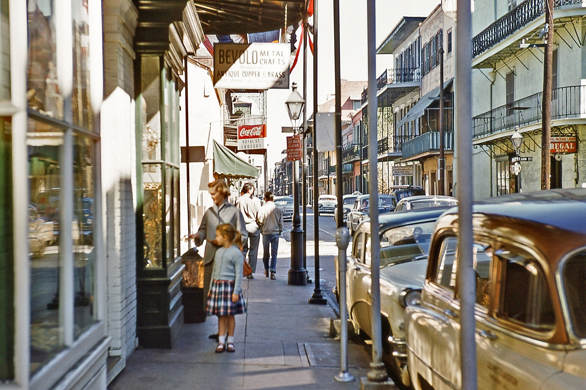 Kodachrome taken by my dad in New Orleans in February 1956. View full size.