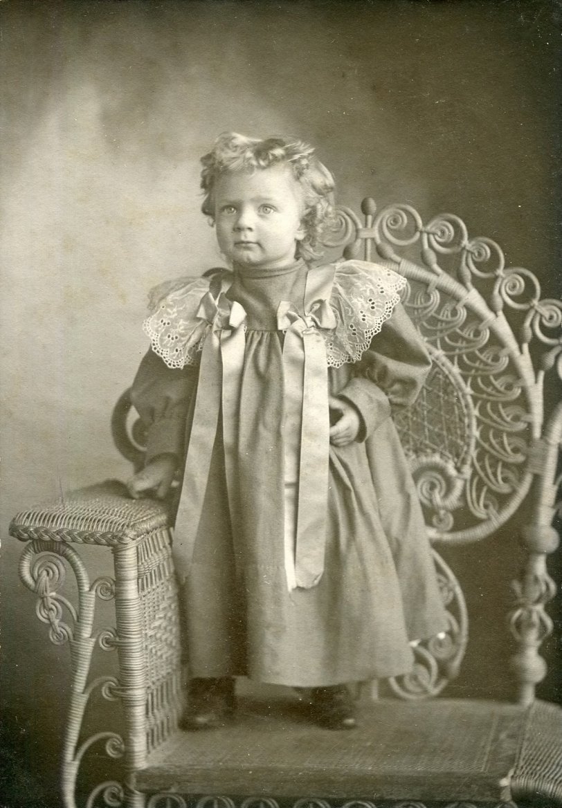 Aunt Viola 1899. Chicago photography studio.
[Your aunt? Great-aunt? Or what? -tterrace]
