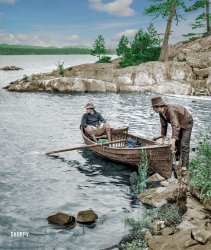 Whitefish Bay (Colorized): 1904