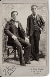 William & George Wolf, 1897, of Newtown, Sydney. View full size.
 