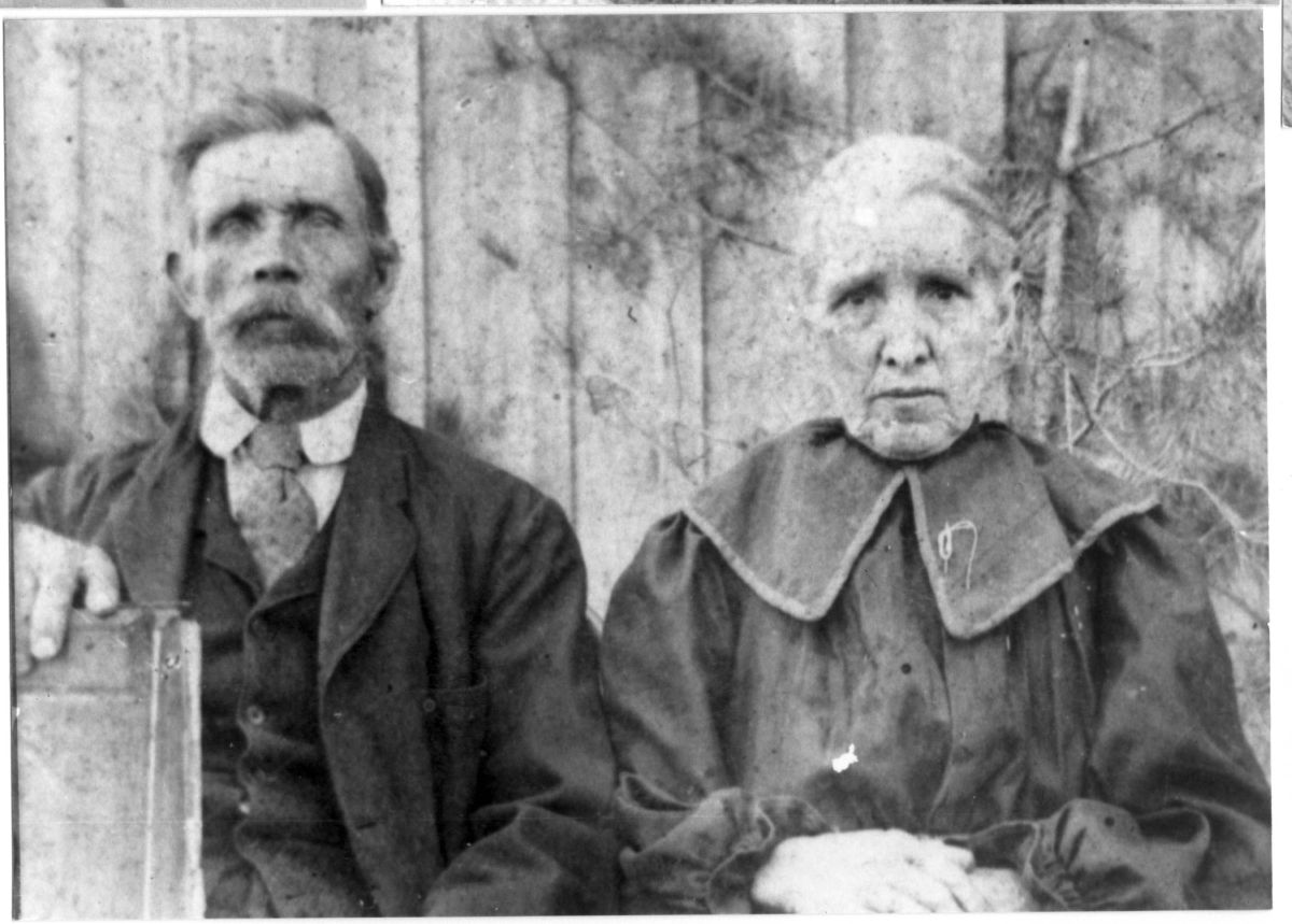 William & Mary Strong, circa 1880, rural Douglas County Missouri.