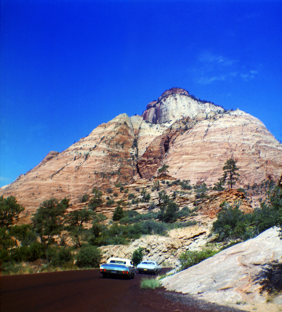 Here's another shot from my dad and grandparents' trip from Illinois back to LA through Zion. View full size.