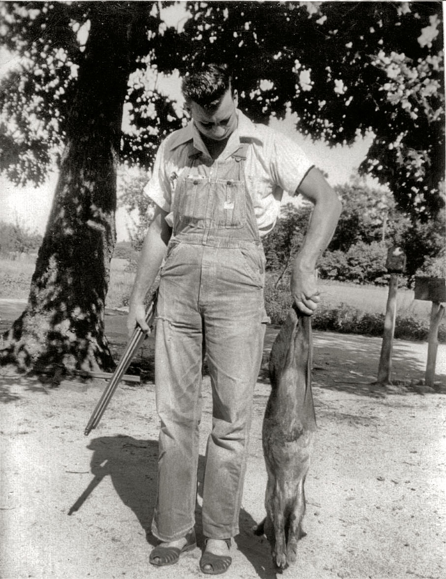 Robert Truman Brock near Antreville, SC around 1952. View full size.