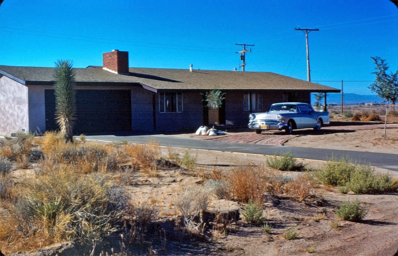 Another slide from a batch found in a thrift store. This looks a lot like the Apple Valley/Hesperia area in So California. View full size.
