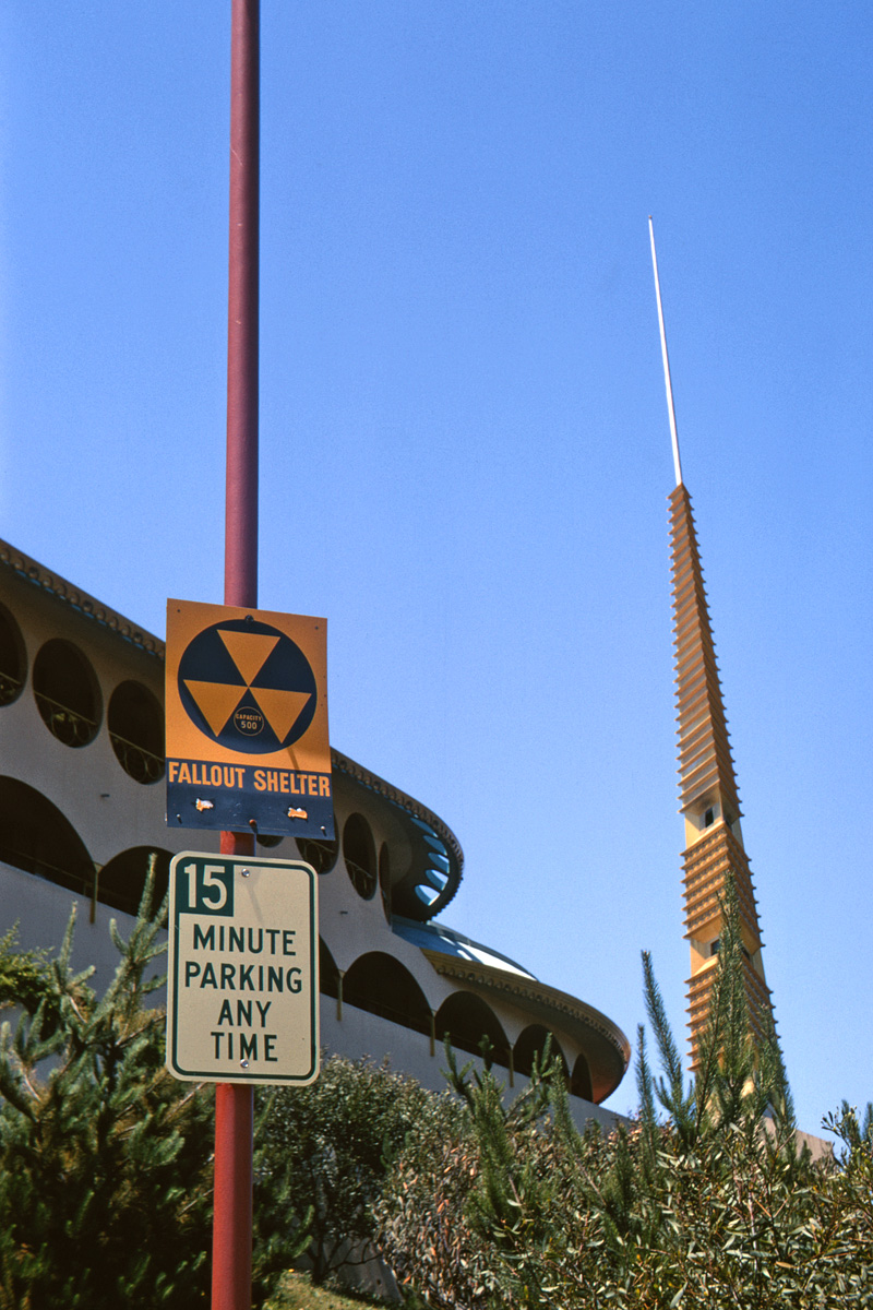 This juxtaposition of signs at Marin County's Frank Lloyd Wright-designed Civic Center provided me with a Kodachrome moment in 1967.