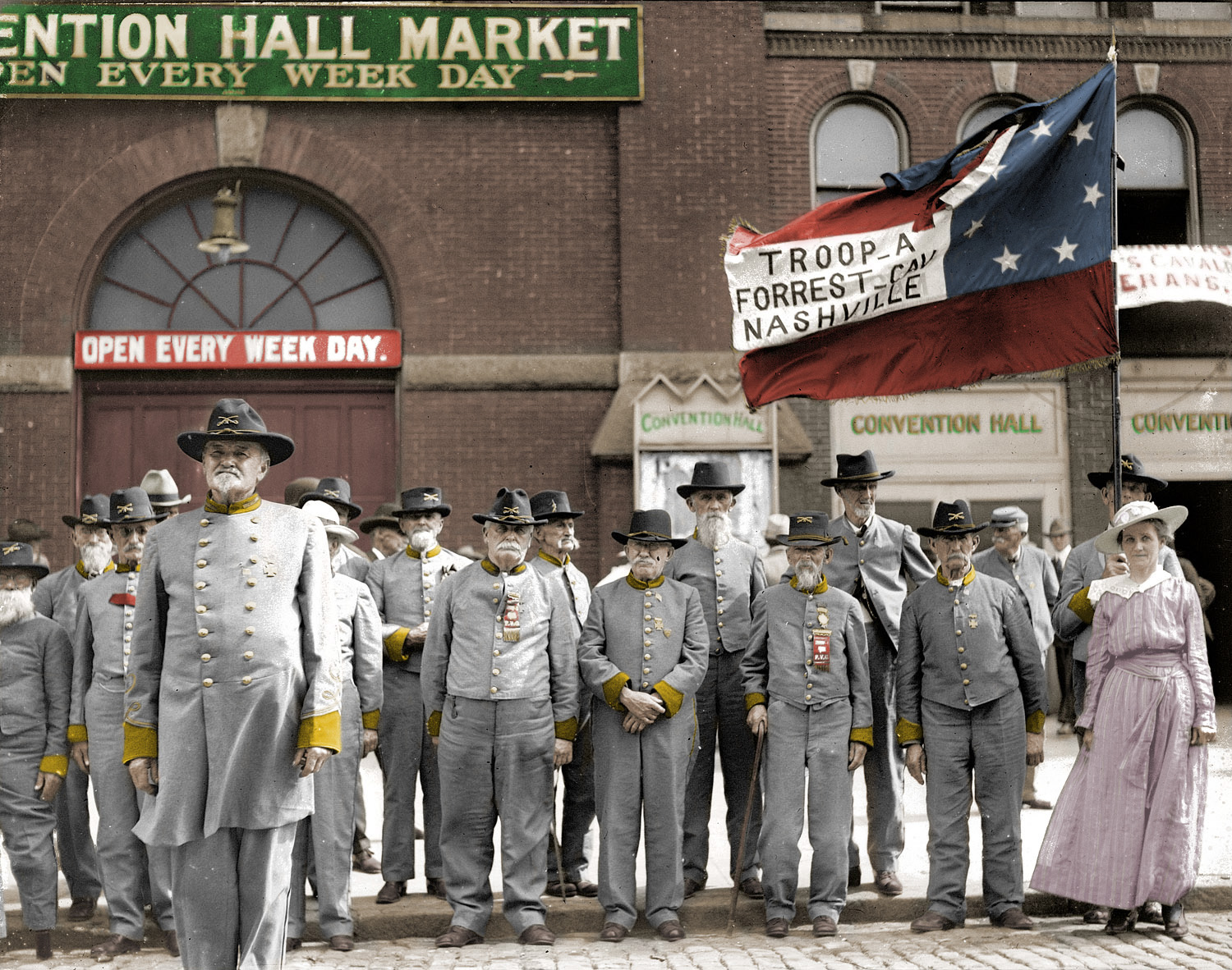 Colorized from original on Shorpy. View full size.