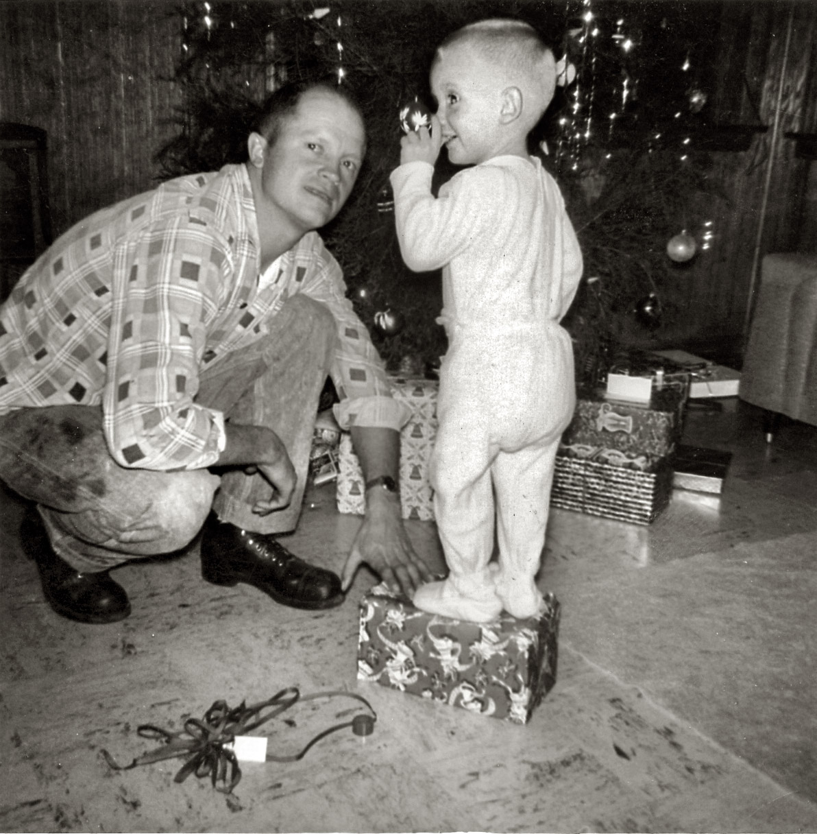 Christmas 1961. Folkston, Georgia.