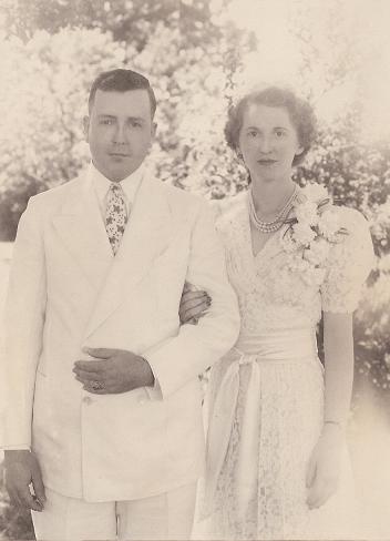 My grandparents' wedding album. Kansas City, MO, 1935.
