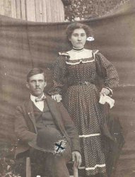 My grandparents Ida Nelson and William Nelson circa 1908, Celina, Tennessee.