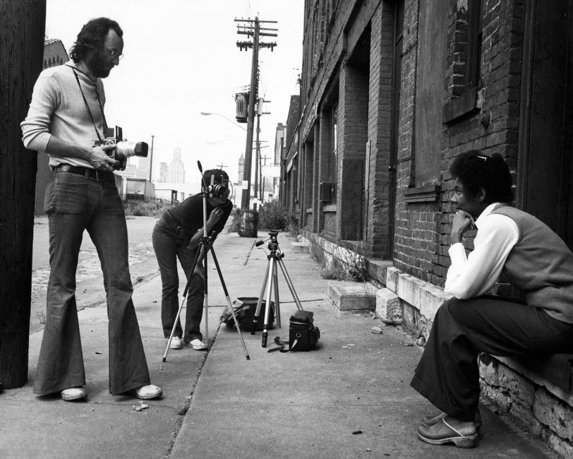 A Sunday morning photo shoot with 3 friends on the back streets of Buffalo, New York. Buffalo's old buildings, train stations and docks were a popular choice for our shoots. View full size.
