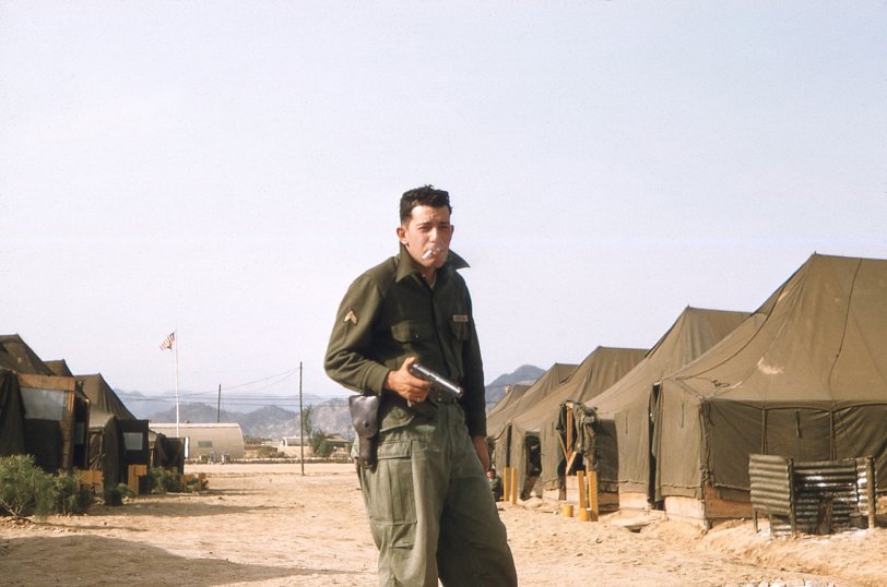 My grandfather during the Korean War, circa 1953. View full size.
