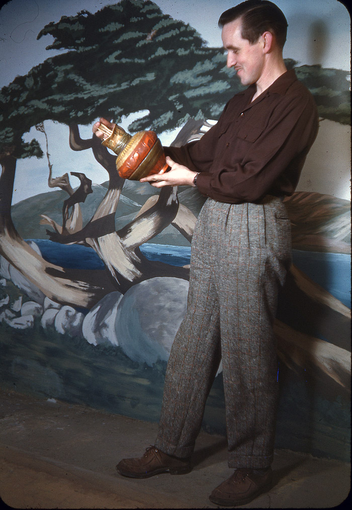 My uncle apparently took this Kodachrome as part of a photography class or maybe his own independent study.  I'm guessing early 50's.  View full size.