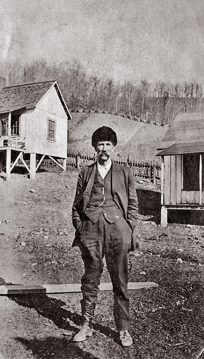 Wiley was my great-grandmother's brother. This was taken in 1915 at Isaban, West Virginia. View full size.
