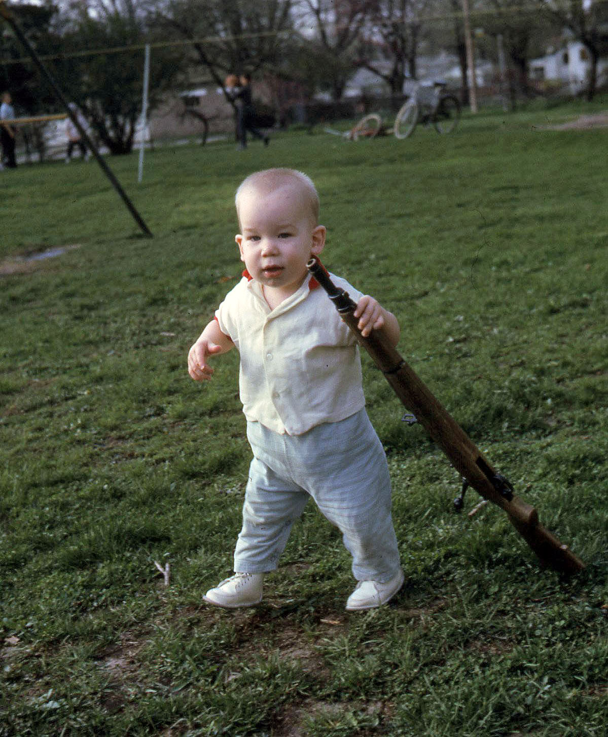 From a Kodachrome slide. That's me. View full size.
