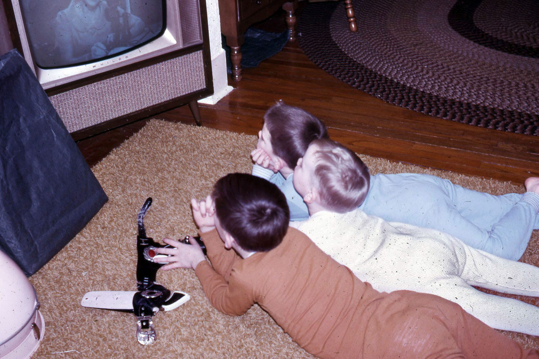 January 1969 in Rochester, Indiana. If you can figure out what movie or TV show that is, I'll give you a cookie. I'm stumped. From a Kodachrome slide. View full size.
