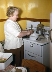 Grandma In Her Kitchen