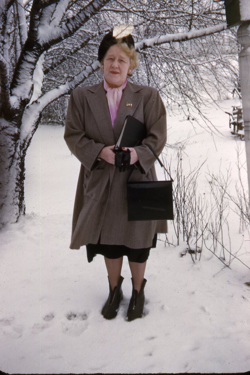 Kodachrome from the 50's.  My Uncle Steve took a lot of pictures of his mother.
