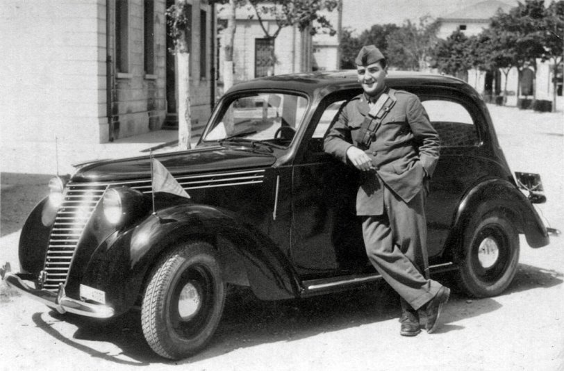 My father during his military service in Udine, IItaly in 1947. View full size.
