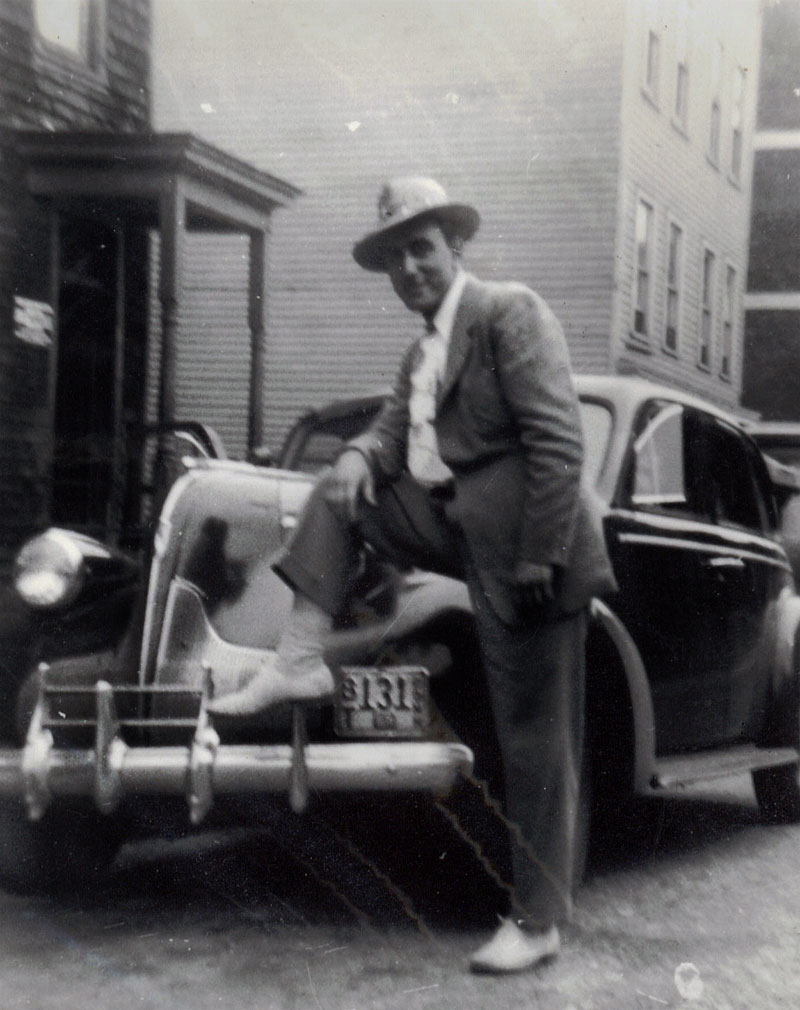 My father Jerry D'ascoli being a dude. Picture was taken in Enfield, CT, around 1940. View full size.