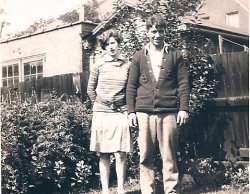 Photo of my mother Elizabeth Egan and her beau Dick Danner, taken in Steubenville, OH around 1929. They later parted ways: she went to Monessen PA to marry my father, he went off to Washington, D.C. to be an FBI agent and was later a shadowy figure in the Howard Hughes, Bebe Rebozo, and Richard Nixon election funding scandal. View full size.
(ShorpyBlog, Member Gallery)