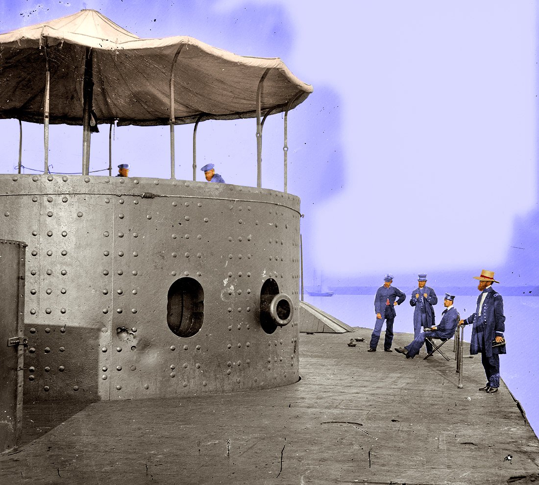 This is a colorized version of Ironclad: 1862. View full size.