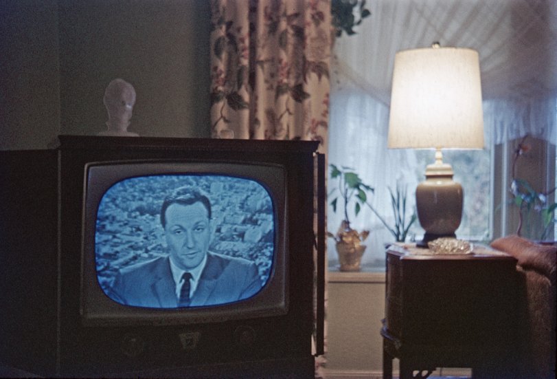 In 1964, our 21-inch Motorola was 12 years old. The next year we got color TV.
