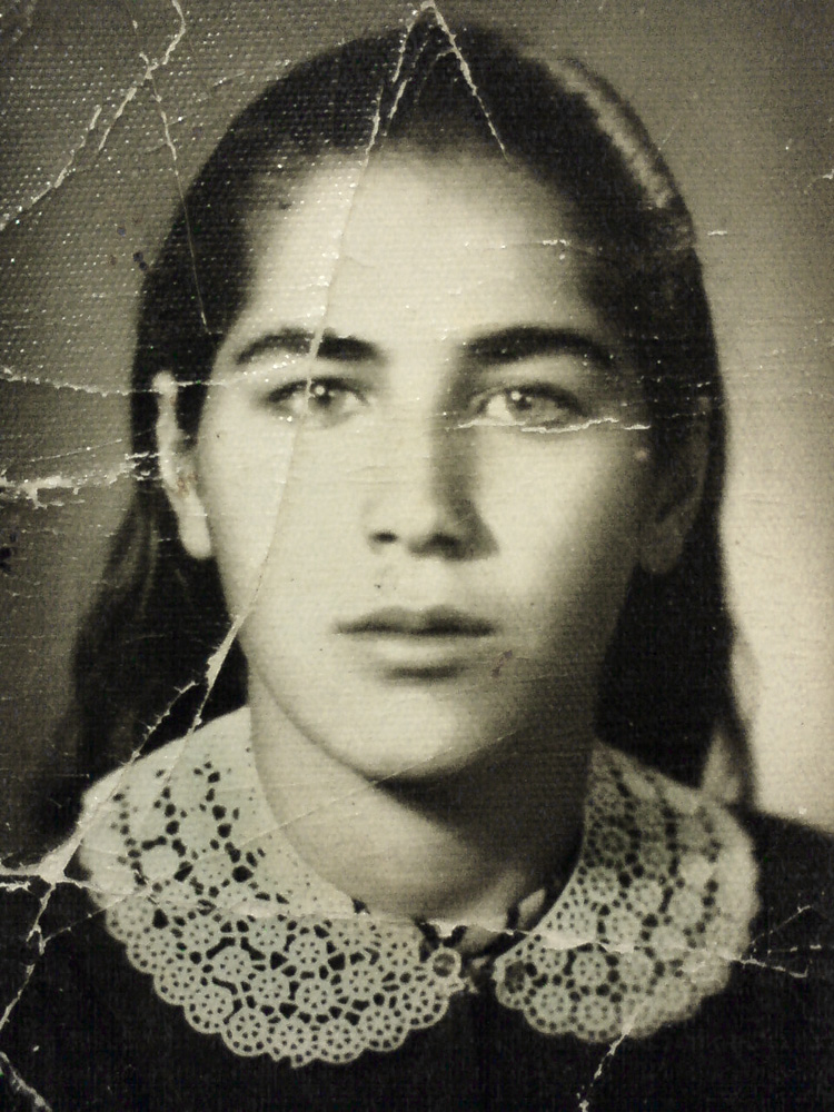 My mother at age 15, In Abadan City. Circa 1963.