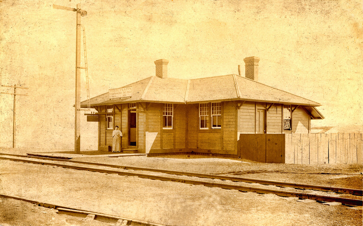 White Plains Station, NV, 1896 This town no longer exists. View full size.