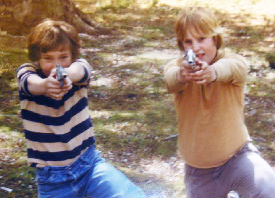 Me and my friend, Andrew in Bethesda in the mid 70's.