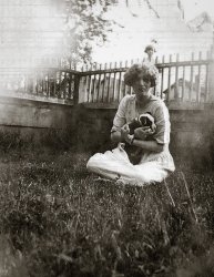 This is my great grandmother either in Tacoma, Washington, or Portland, Oregon. The year is cut off but the date reads May 31, 192?. View full size.
(ShorpyBlog, Member Gallery)