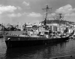 USS Duane in Italy: August 1944
