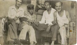My father in Havana, Cuba, around 1940. He's on the far left.