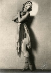 My mother Gladys Wagner posing for one of many publicity pictures taken of her during the 1920s when she danced professionally in San Francisco. View full size.
StoriesI hope your mother lived a long, full life and was able to share some wonderful stories with you.  I'm sure she had plenty to tell; in my opinion she was born at the perfect time, and in San Francisco for much of it I gather. Can't get any better than that!
(ShorpyBlog, Member Gallery)