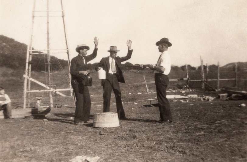 Taken in South-eastern Johnson County, TX sometime in the late 1930s. View full size.
