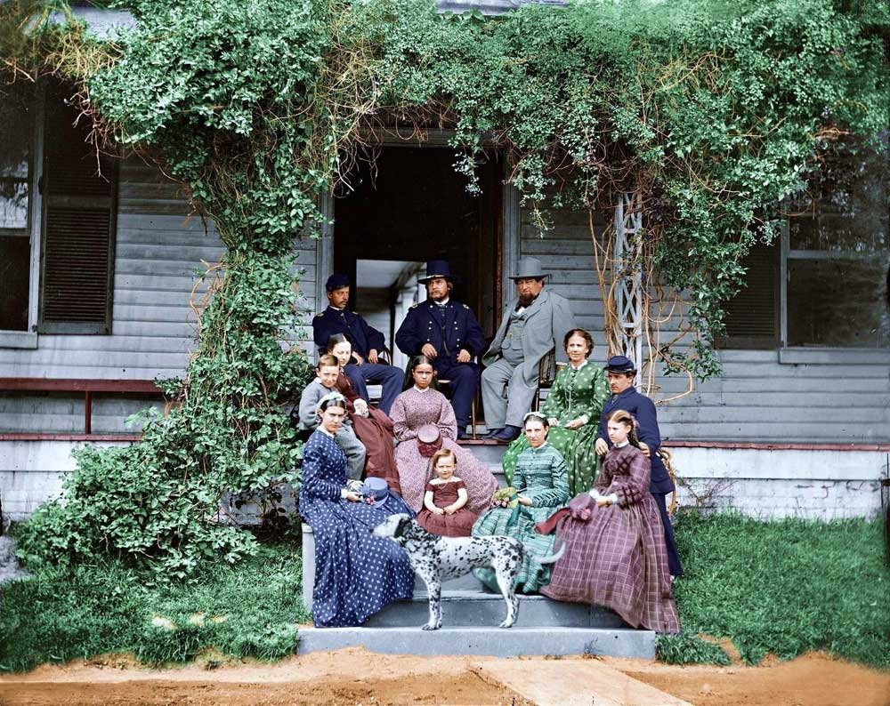 Rufus Ingalls civil war photo that I have colorized from Shorpy. View full size.