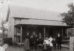 I purchased a group of images over the weekend at an event called Trade Days at Tannihill Ironworks Historical State Park in McCalla, Alabama. This photo was among them. I do not know where it was taken but some of the other images in the group indicate that they are of the Taylor family. One of the photos was dated 1906 and was signed Walter Taylor, Elmira NY. Another photo said it was from Okla. View full size.
(ShorpyBlog, Member Gallery)