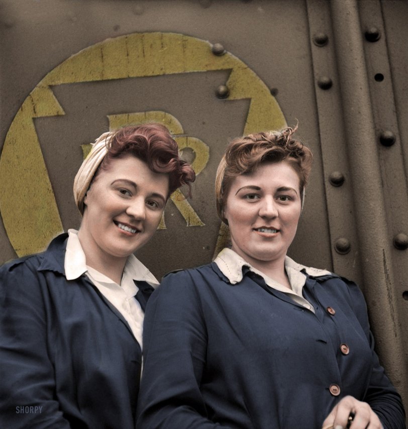 Colorized from this Shorpy original. I'm sure the logo isn't historic, I just went for what I liked. View full size.
