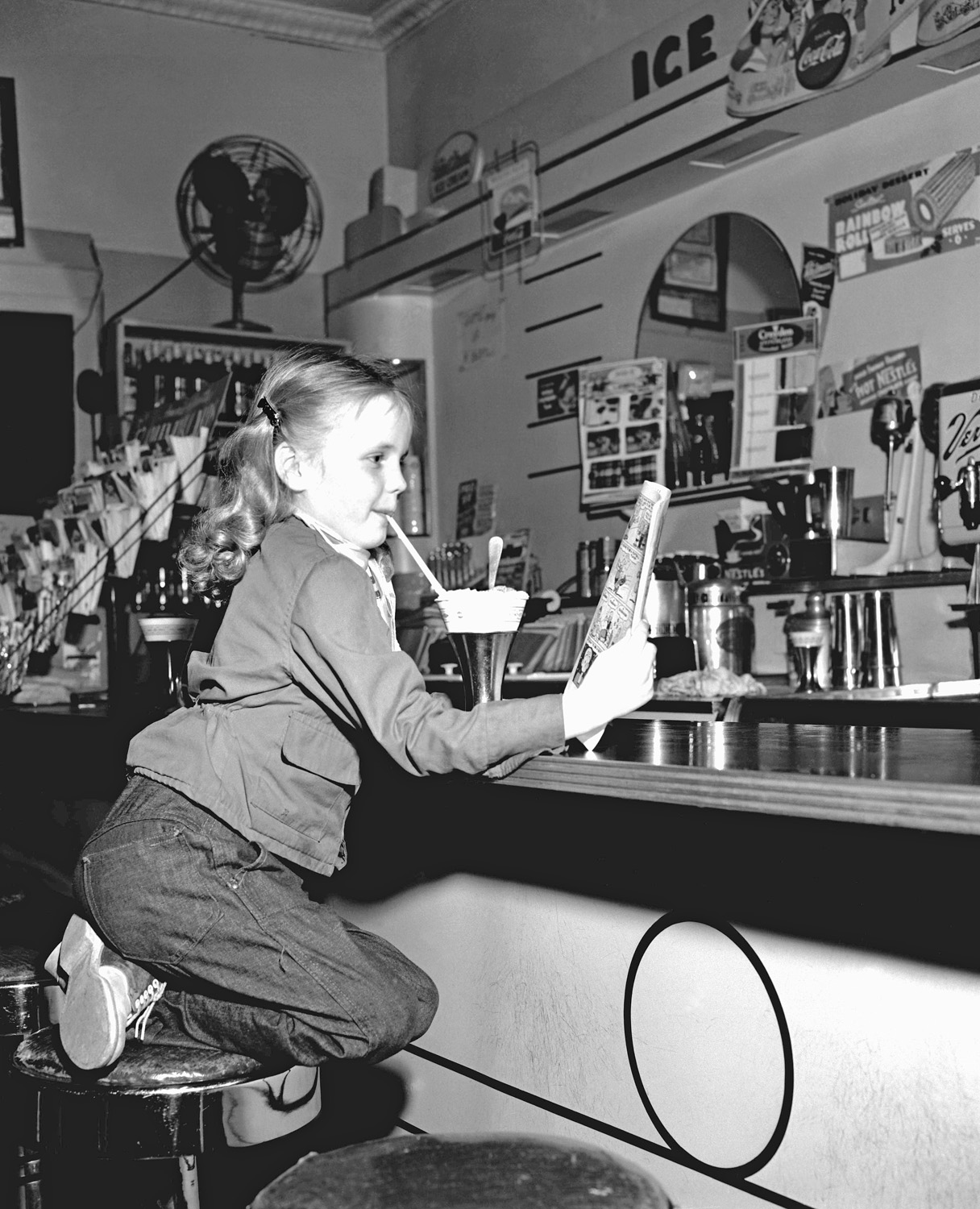 In A 1950s Soda Shop Shorpy Old Photos Photo Sharing